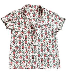 Roller Rabbit Holiday Monkey Polo PJ Christmas limited addition size XXS CL1
